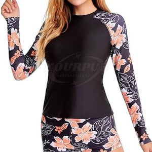 Camiseta de compresión de manga larga informal para mujer de la mejor calidad Rash Guard Quick Dry 'Rush Guard' - Product Image 1