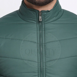 2025 hiver extérieur adultes utilisent col montant avant Logo bas prix séchage rapide haute qualité vestes bouffantes pour hommes - Product Image 6