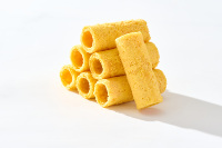 Collation de rouleaux d'oeufs instantanés croustillants sucrés à haute teneur en protéines repas préparé sain dans une boîte en vrac pour une recette de biscuits en gros