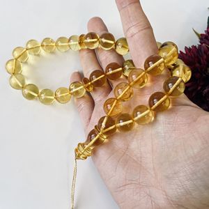 Tespih en ambre de la Baltique, couleur jaune, Misbaha 33 perles, ambre 100% naturel, chapelet en ambre jaune clair - Product Image 4