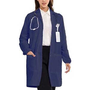 Venta caliente sarga algodón Doctor abrigo Hospital uniformes disfraces transpirable médico Dental laboratorio abrigos OEM al por mayor abrigos de moda - Product Image 1