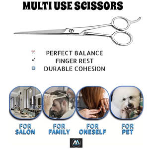 Ciseaux de coiffeur de qualité supérieure 7.5 \ "pour la coupe de cheveux Ciseaux de coupe de cheveux à usages multiples Outil de beauté - Product Image 2