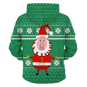 Sudadera con Capucha Personalizada de Navidad para Hombre, Cómoda y Moderna, 100% Poliéster, con Logotipo Personalizado, MOQ Bajo - Product Image 3