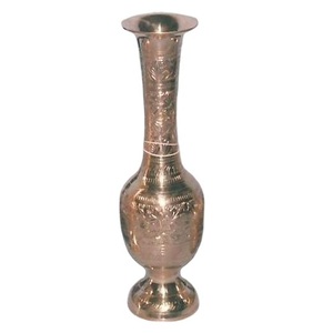 High Quality Brass Flower <b>Vase</b> With <b>Engraving</b> Gold Finished For Home Decor Table Decoration Flower <b>Vase</b> - Product Image 3