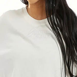 เสื้อยืดแขนสั้นโอเวอร์ไซส์สไตล์ไม่เหมือนใครเสื้อยืดโอเวอร์ไซซ์แขนสั้นผ้าคอตตอน100% - Product Image 6