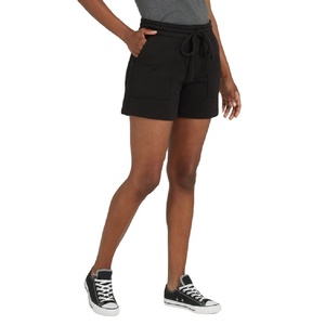 Pantalones cortos de fitness de cintura alta para mujer, mallas de malla con logotipo personalizado para entrenar en el gimnasio, ropa de entrenamiento informal para chicas al por mayor - Product Image 1