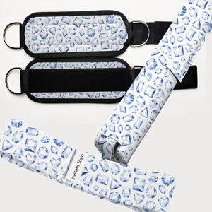 Almohadilla de Barra de Pesas de Espuma de Alta Densidad Hecha a Medida para Sentadillas, Empujes de Cadera, Entrenamiento de Glúteos, Transpirable, Antideslizante, de Cuero PU - Product Image 6