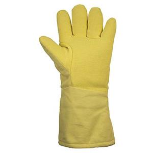 Guantes de soldadura de seguridad industrial XL de servicio pesado, cuero dividido de vaca reforzado, función anticorte de lucha contra incendios - Product Image 2