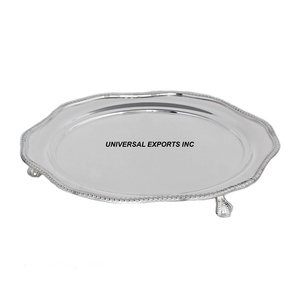 Juego de tres bandejas de chocolate con acabado dorado, diseño árabe, bandeja de chocolate hecha a mano, nueva bandeja de chocolate de alta calidad - Product Image 3