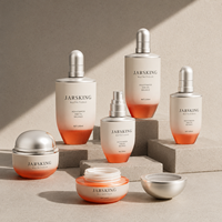 Nouveau produit, cosmétiques de luxe, flacon en verre pour maquillage, ensemble de contenants, 30 pots de crème pour le visage vides de 50 g, ensemble de soins de la peau et emballage