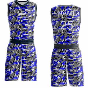 Conjunto de uniforme de baloncesto Unisex de mejor diseño, ropa de baloncesto personalizada de alta calidad, camisetas de baloncesto de poliéster - Product Image 3