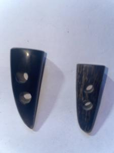 100% Cuerno de búfalo pulido ecológico natural alterna en color natural para prendas de moda arte y coleccionables - Product Image 3