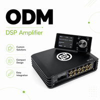 Haut-parleur ODM Sennsennuopu 8 canaux, 6,5 pouces, tweeter intégré, amplificateur 4 canaux intégré, subwoofer adapté, noir, universel