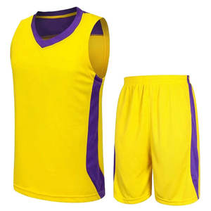 Maillots de basket-ball unisexe de qualité supérieure vêtements de sport en polyester respirant logo personnalisé maillot de basket-ball uni pour hommes Service OEM - Product Image 2