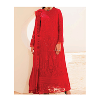 Vente directe d'usine 3 pièces robes en mousseline de soie respirantes meilleur tissu de qualité tissé au Pakistan imprimé numériquement-bas prix!