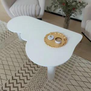 Table basse en bois rustique artisanale de qualité supérieure avec finition naturelle pour la décoration intérieure disponible au meilleur prix - Product Image 6