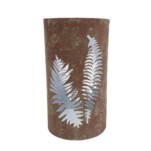 Bougeoir votif en métal marron clair pour Halloween Bougeoir en fer au design tête de mort pour la maison et la table à usage décoratif - Product Image 2