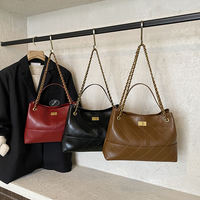 Sac bandoulière imperméable pour femme, brodé, en cuir véritable, avec deux sangles, fermeture éclair, sac à main portable pour le bureau 7