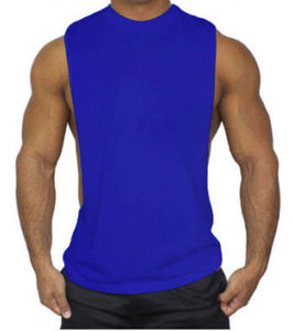 Débardeur de sport pour homme en coton confortable sans manches avec poche et capuche - Product Image 6