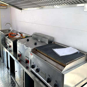 Remolque de Comida Multifuncional de 350x200cm con Estructura de Aluminio y Fibra de Vidrio, con Electrodomésticos de Cocina, Resistente a la Oxidación, para Dulces y Papas Fritas - Product Image 6