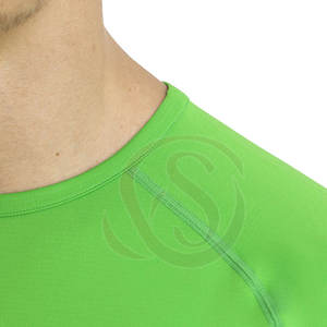 Camiseta Deportiva para Hombre, Cuello Redondo, Tela de Lona Transpirable, Corte Ajustado, Impresión Digital Frontal con Logotipo Personalizado, en Venta - Product Image 4