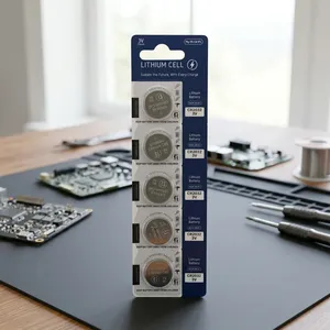 CR2032 3V Lithium Coin Battery Pile Bl5 Made China Home Appliances Remote Control Toys Flashlight 10 Year Shelf Life - Product Image 1