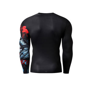 Protector de sarpullido de manga larga, ropa deportiva personalizada profesional, Color liso, para gimnasio, precio barato - Product Image 1