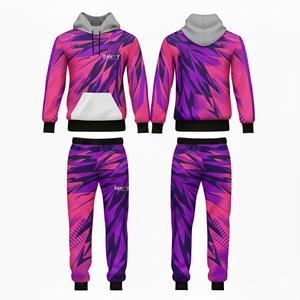 Chándal Deportivo de Invierno Personalizado al por Mayor, Pantalones de Uniforme con Capucha, Ropa Deportiva de Jersey, Ropa Larga de Alta Calidad de Poliéster - Product Image 6