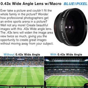 Appareil photo reflex numérique 5D Mark IV avec objectif 18-55 mm, objectif 75-300 mm, objectif super zoom HD 420-800 mm, carte mémoire 128 Go, flash, monopode - Product Image 2