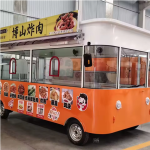 Camion de restauration rapide pop-up en acier inoxydable résistant à la rouille pour snacks, hot-dogs et sushis - Product Image 1