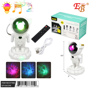 Para ASTRONAUT GALAXY PROJECTOR 9,5 \ "LED Warm Light Touch y Control remoto ABS & PC Material 24PCS/CS para dormitorio y uso doméstico - Product Image 1