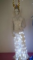 Costumes LED Lumineux pour Hommes Adultes : Tenues Robotiques pour la Danse, les Fêtes, les Boîtes de Nuit et les Performances Scéniques DJ