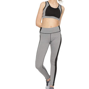 Femmes taille haute respirant sans couture Fitness Sport costume-motif solide Yoga et course à pied vêtements de sport ensembles en gros - Product Image 1
