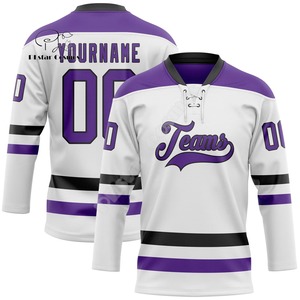 Personalizado Retro Transpirable Gradiente Graffiti Pullover Nombre Equipo 3D Impreso Casual Harajuku Hockey Jersey Camisas con mangas largas - Product Image 4