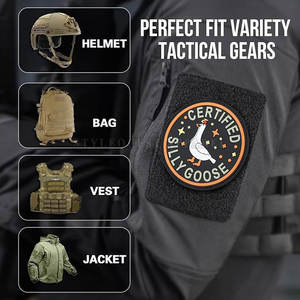 Parche de PVC ecológico de diseño personalizado de alta calidad Estilo único Impreso Parche de PVC personalizado de alta calidad - Product Image 6