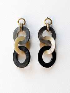 ต่างหูเขาสัตว์ทำมือดีไซน์มีสไตล์ไม่ซ้ำใครทนทานเป็นมิตรกับสิ่งแวดล้อม - Product Image 2