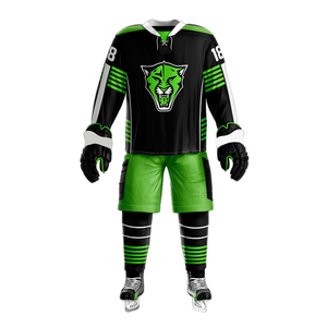 Dernier style de qualité supérieure avec propre logo imprimé Meilleur fournisseur Tissu doux au toucher Uniforme de hockey sur glace PAR AMAZING INDUSTRIES - Product Image 3