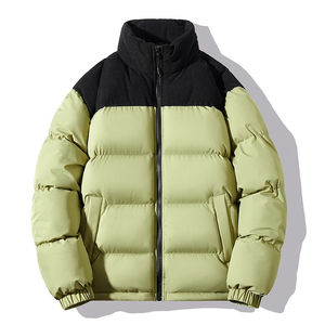 Custom <b>Men's</b> Winter Puffer <b>Jacket</b> Stand Collar <b>Long</b> Sleeve Custom Breathable Outdoor <b>Jackets</b> Manufacturer - Product Image 5