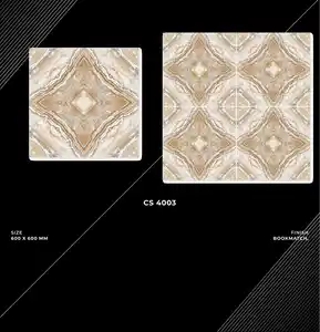 地砖陶瓷600X600抛光瓷器创新优雅设计系列印度制造