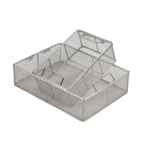 Kitchen Tableware Drain Sterilization <b>Basket</b> CP-1260 Food Grade 304 Stainless Steel - Product Image 1