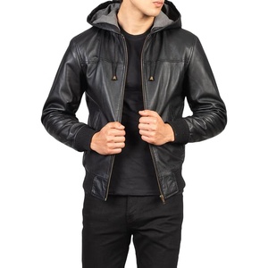 2025 nouveauté hommes haute qualité Design de mode veste en cuir moto veste en cuir pour hommes veste en cuir pour hommes - Product Image 1