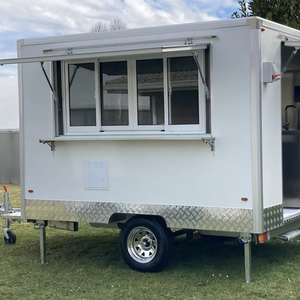 รถขายอาหารวีแกนรุ่นใหม่รถขายอาหารเคลื่อนที่แบบสตรีทมาตรฐานพร้อมอุปกรณ์ในครัว - Product Image 1