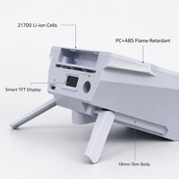 Station d'alimentation portable Starlink Mini compatible 60000mAh 165W à charge rapide, support pliable, batterie de secours extérieure