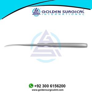 Elevador perióstico Obwegeser de 9mm, curva ligera, ancho, longitud total, fabricante de instrumentos reconstructivos de 170mm - Product Image 5