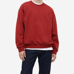 Sweatshirts ras du cou à coupe ample de qualité supérieure pour hommes Nouvelle mode à manches longues Logo privé personnalisé Teint uni pour l'hiver Décontracté - Product Image 1