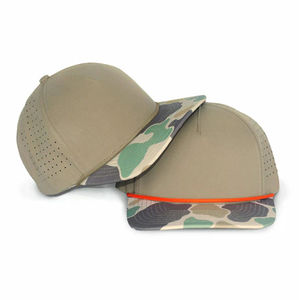 Gorra de Béisbol Deportiva 100% Poliéster con Logotipo, Impermeable, de Alto Rendimiento, para Golf, con Orificios Cortados con Láser, Personalizada, de 5 Paneles, de Lona y Goma - Product Image 4