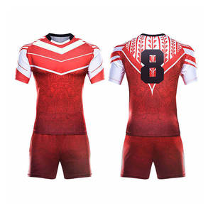 2025 vêtements de sport d'entraînement de rugby respirants sublimés personnalisés nouveaux maillots de football personnalisés ensemble de chemises pour adultes maillots OEM - Product Image 5