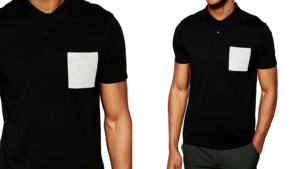 Polo personnalisé pour hommes avec manches courtes respirant confort motif solide logo poche en tissu tricoté-usine directe BD - Product Image 6