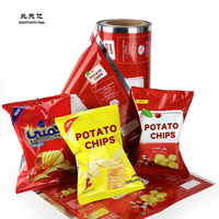 Film d'emballage BOPP imprimé sur mesure pour l'emballage des croustilles, qualité alimentaire, sac à collation personnalisé