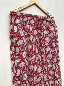 Ensemble pyjama femme, motif floral indien, ensemble pyjama imprimé, tenue de nuit, tenue de soirée, cadeau de Noël pour elle - Product Image 4